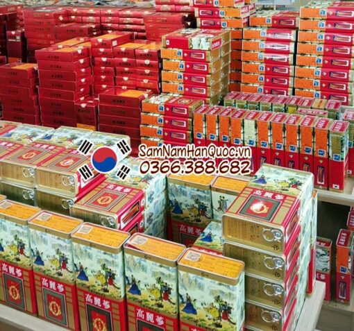 Hồng sâm khô Hàn Quốc 75g 6 năm tuổi chính hãng giá rẻ