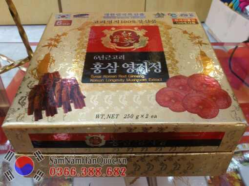 Cao hồng sâm linh chi Goryeowon 250g