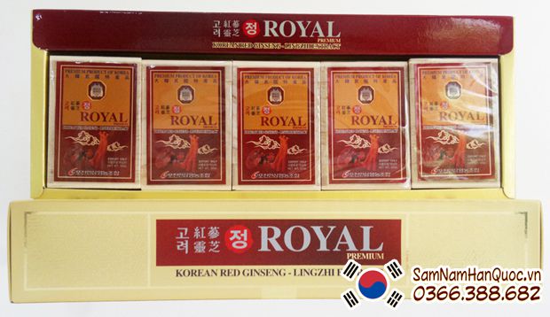 Cao hồng sâm linh chi Royal Korea