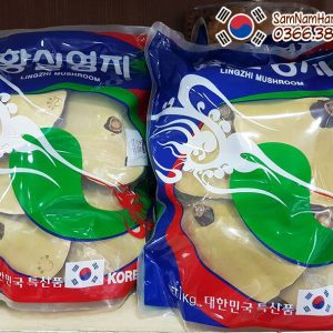 Nấm linh chi đỏ túi xanh Hàn Quốc loại 1 tăng cường sức khỏe