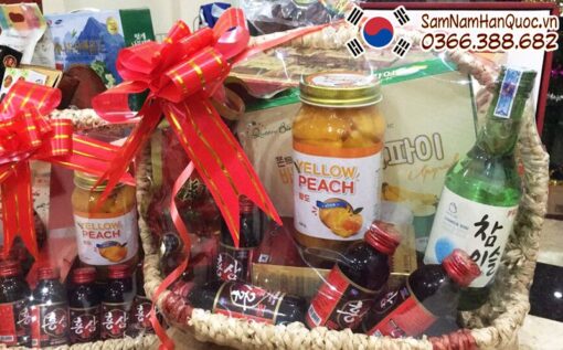 Giỏ quà tặng Hồng sâm Hàn Quốc rẻ đẹp