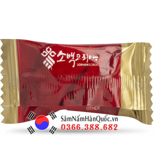 Kẹo hồng sâm Sobaek túi 200g giá rẻ thơm ngon bổ dưỡng
