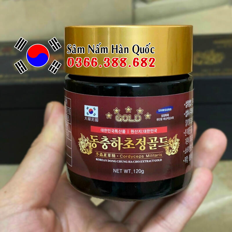 Cao đông trùng hạ thảo Gold hộp gỗ 3 lọ 120g Cao đông trùng hạ thảo Gold hộp gỗ 3 lọ 120g