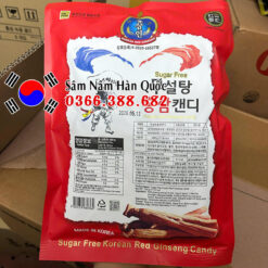 Kẹo hồng sâm Không đường 365 500g Kẹo hồng sâm Không đường 365 500g