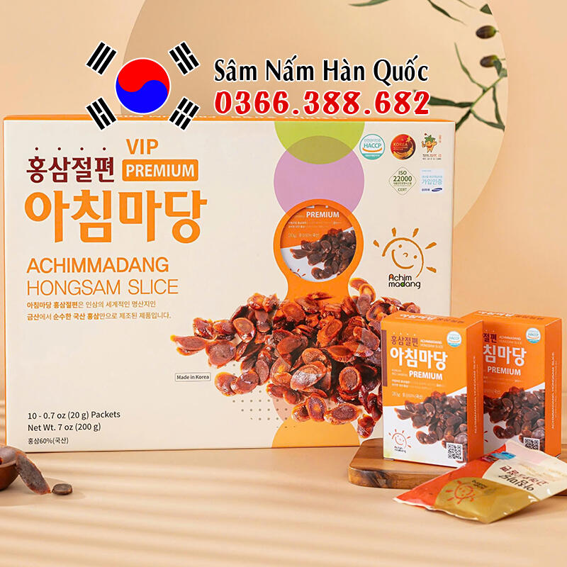 Sâm lát tẩm mật ong Achimmadang 200g Sâm lát tẩm mật ong Achimmadang 200g