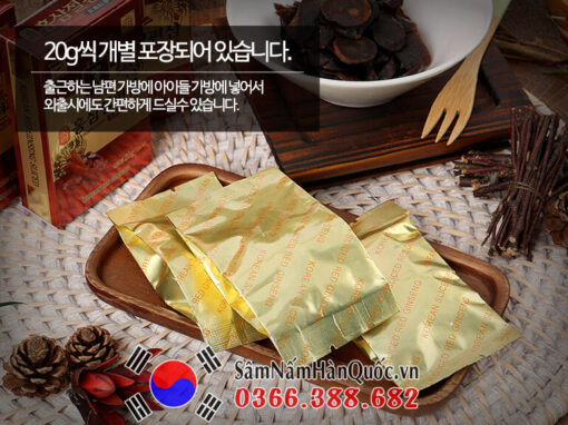 Sâm lát tẩm mật ong Kanghwa 10 hộp 20g