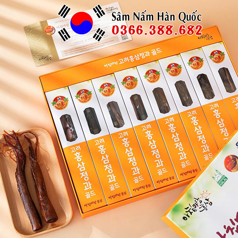 Sâm tẩm Mật ong nguyên củ Achimmadang 300g Sâm tẩm Mật ong nguyên củ Achimmadang 300g
