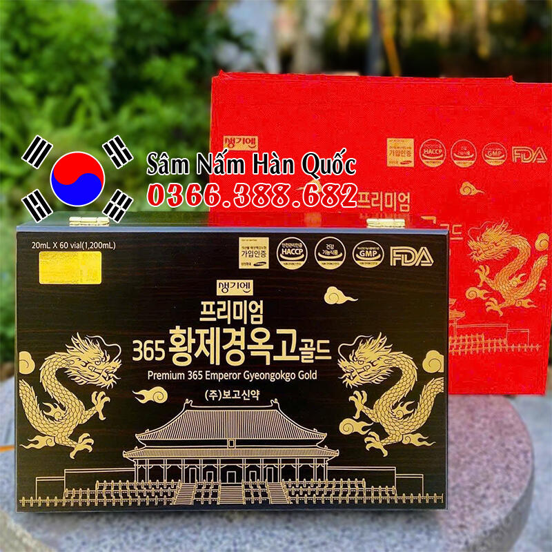 Tinh chất đông trùng Premium 365 Emperor Gyeongokgo Gold Tinh chất đông trùng Premium 365 Emperor Gyeongokgo Gold