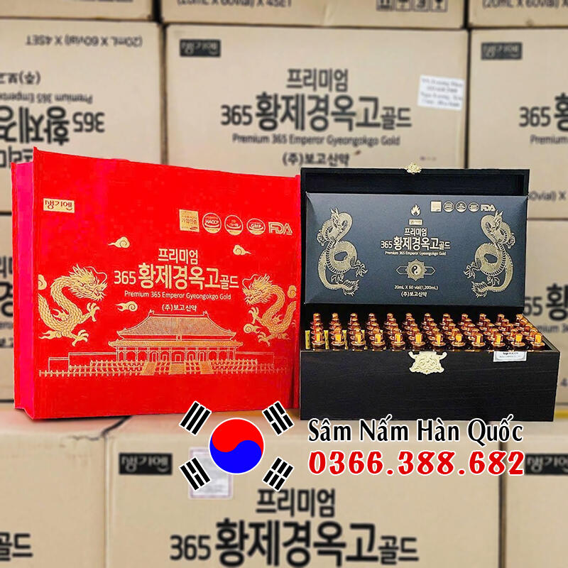 Tinh chất đông trùng Premium 365 Emperor Gyeongokgo Gold Tinh chất đông trùng Premium 365 Emperor Gyeongokgo Gold