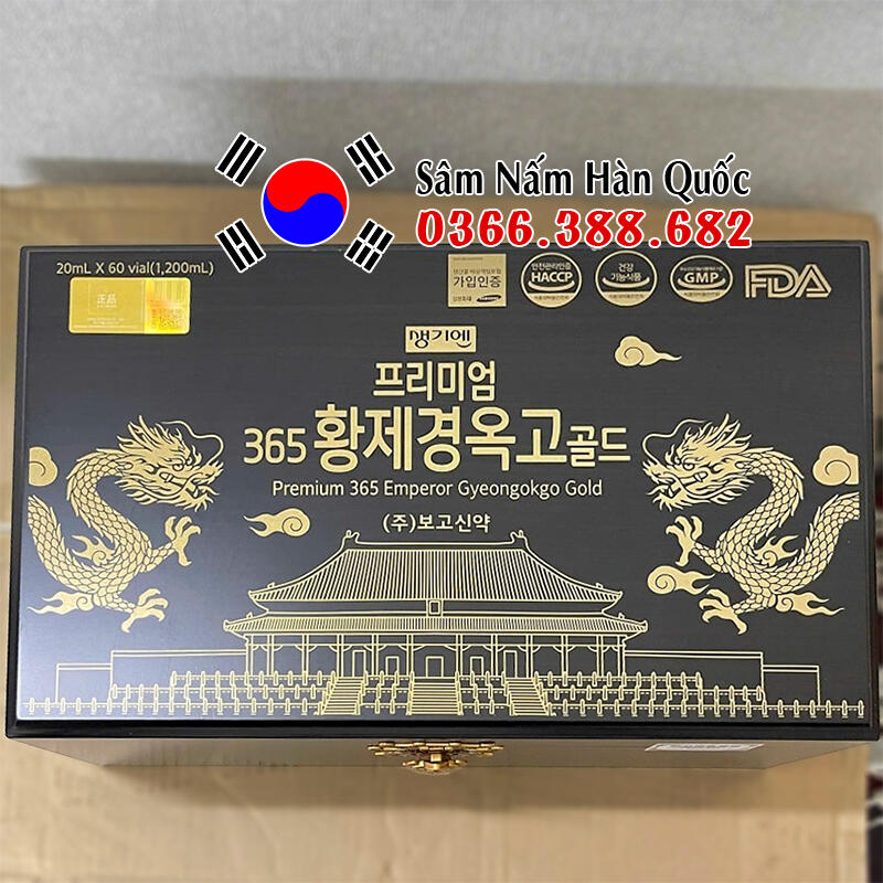 Tinh chất đông trùng Premium 365 Emperor Gyeongokgo Gold Tinh chất đông trùng Premium 365 Emperor Gyeongokgo Gold