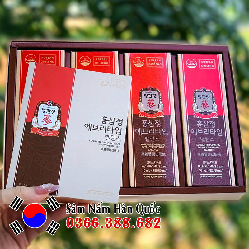 Tinh chất hồng sâm KGC Everytime Balance 30 gói 10ml