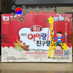 Hồng sâm baby hươu cao cổ BIO Kid & Friend 30 gói 20ml