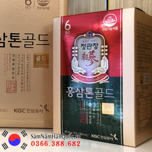 Nước hồng sâm KGC Tonic Gold 30 gói 40ml