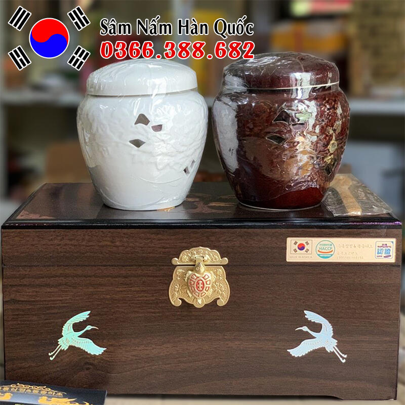 Cao hắc sâm Đông trùng IRE 2 hũ 500g