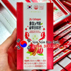 Nước hồng sâm Lựu 2G-Collagen Daedong 30 gói 10ml