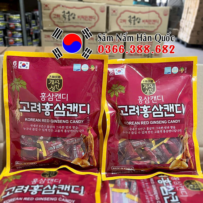 Kẹo hồng sâm Gaesung Sang In 200g Kẹo hồng sâm Gaesung Sang In 200g