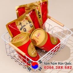 Kẹo hồng sâm Sobaek hộp trụ 200g Kẹo hồng sâm Sobaek hộp trụ 200g