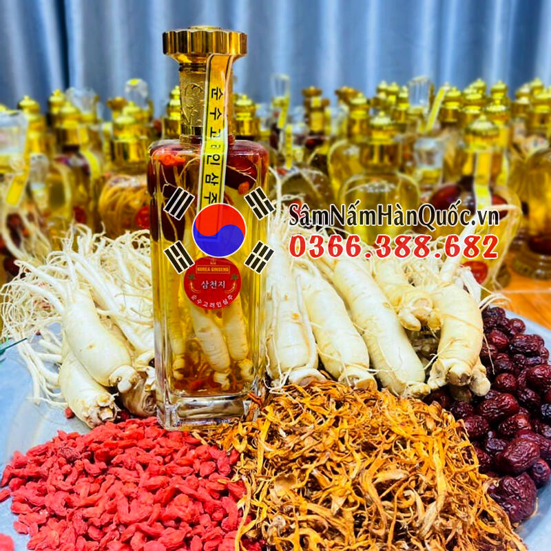 Cách ngâm rượu Nhân sâm Kỷ tử Táo đỏ đơn giản tại nhà