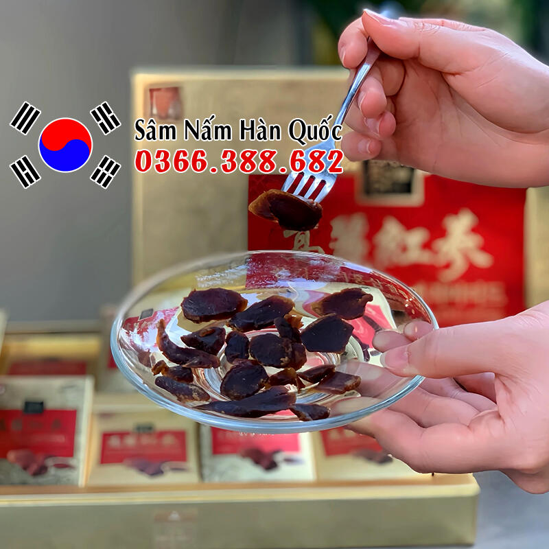 Sâm lát tẩm mật ong Dodampos CM 200g Sâm lát tẩm mật ong Dodampos CM 200g