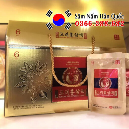Nước hồng sâm KGS Tonic 30 gói 80ml