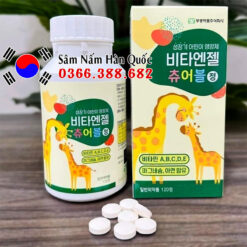 Kẹo Canxi hươu cao cổ Bukwang 240 viên Kẹo Canxi hươu cao cổ Bukwang 240 viên
