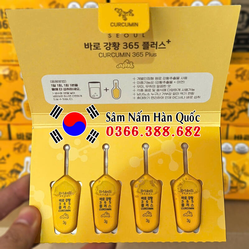 Tinh nghệ Nano Curcumin 365 Plus 32 tép