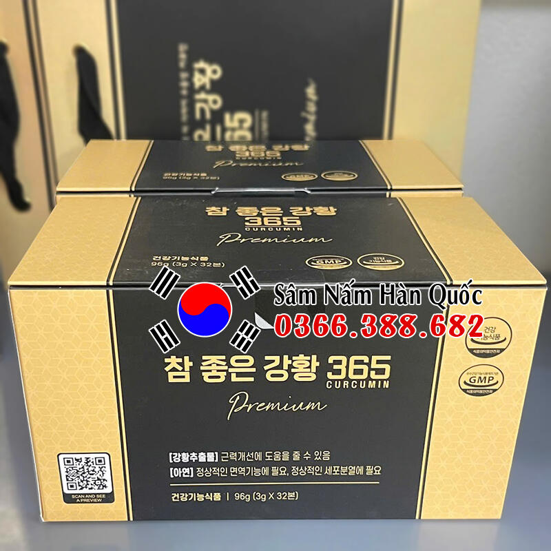 Tinh nghệ Nano Curcumin 365 Premium 32 tép