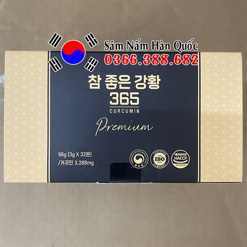 Tinh nghệ Nano Curcumin 365 Premium 32 tép