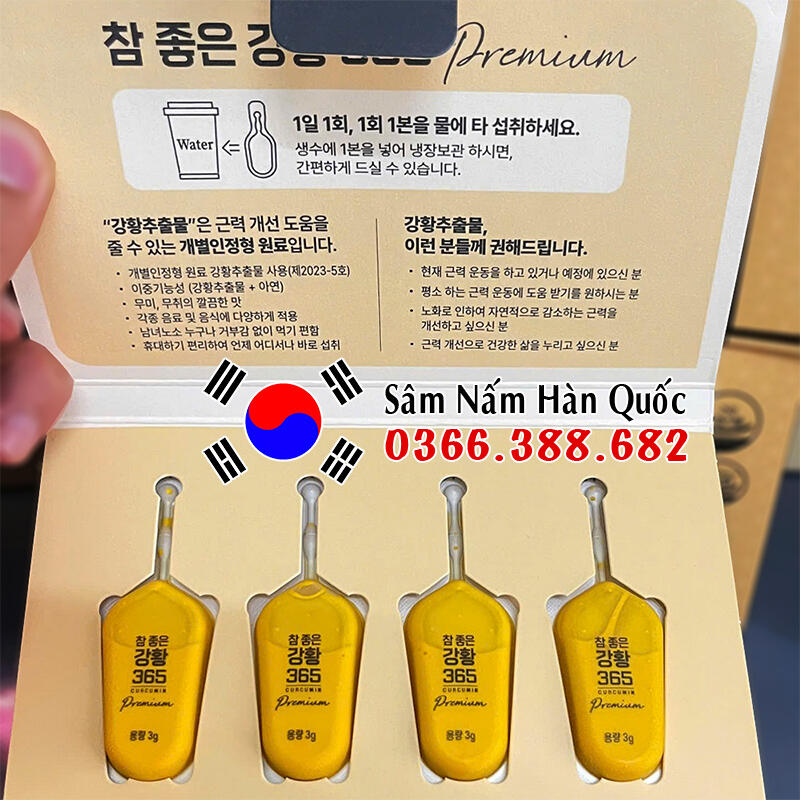 Tinh nghệ Nano Curcumin 365 Premium 32 tép