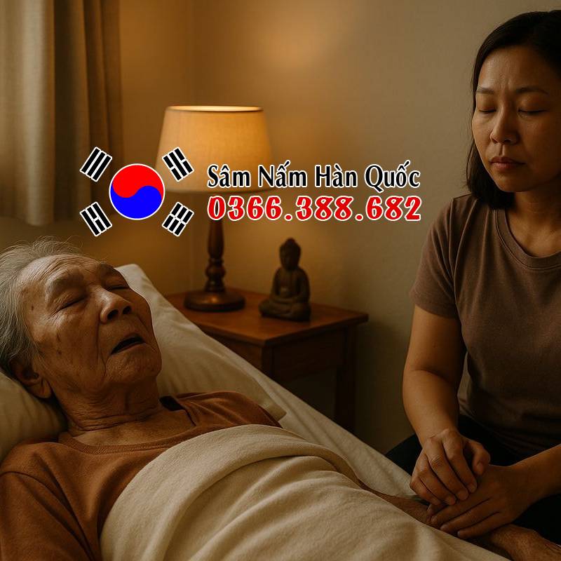 Ngậm sâm cho người sắp chết kéo dài hấp hối