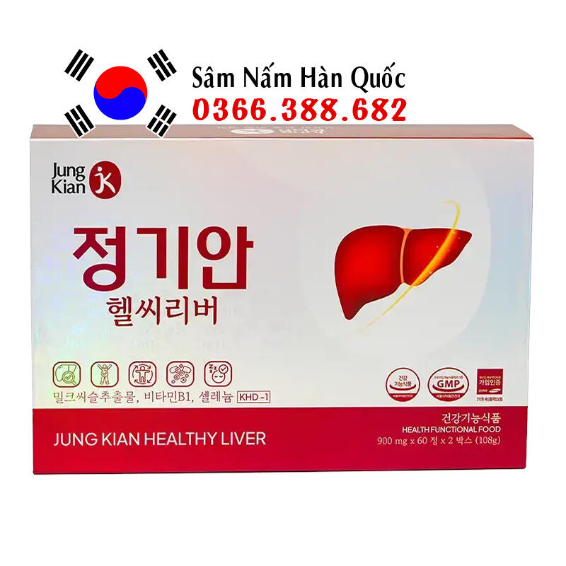 Bổ gan Jung Kian Healthy Liver 120 viên