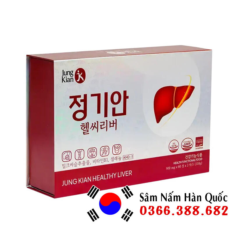 Bổ gan Jung Kian Healthy Liver 120 viên