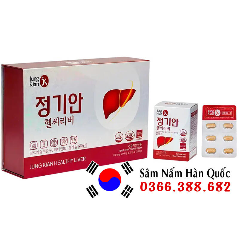 Bổ gan Jung Kian Healthy Liver 120 viên