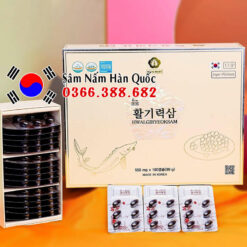 Đạm thiên sâm trứng cá tầm Hwalgiryeoksam 180 viên Đạm thiên sâm trứng cá tầm Hwalgiryeoksam 180 viên