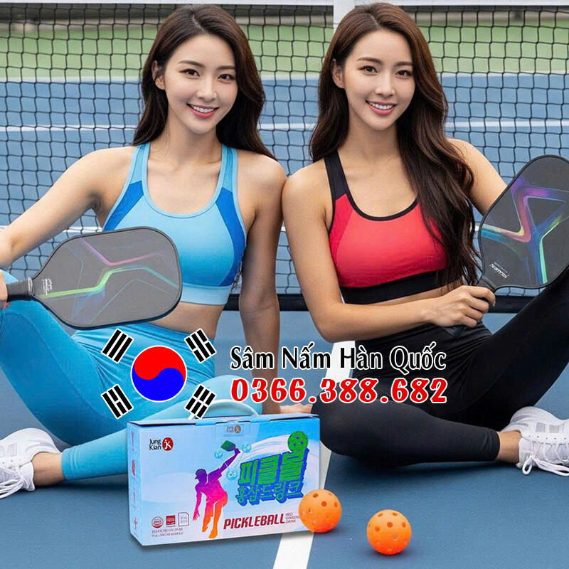 Nước hồng sâm Jung Kian Pickleball 30 gói 50ml Nước hồng sâm Jung Kian Pickleball 30 gói 50ml