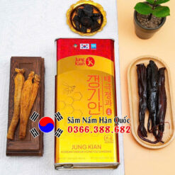 Thiên sâm tẩm Mật ong nguyên củ Jung Kian 300g Thiên sâm tẩm Mật ong nguyên củ Jung Kian 300g