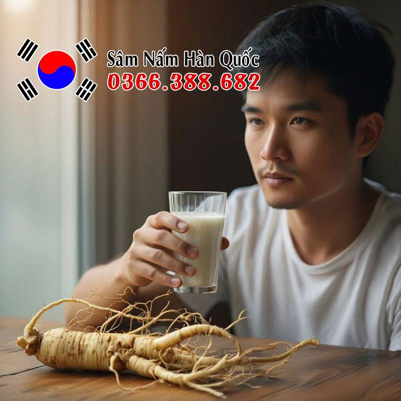 Uống sâm với Sữa có được không? Được nhưng tuỳ loại