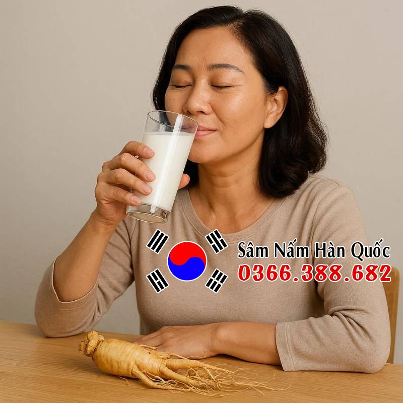 Uống sâm với Sữa có được không? Được nhưng tuỳ loại