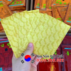 Cao dán hồng sâm Himena vàng đỏ bịch 20 miếng