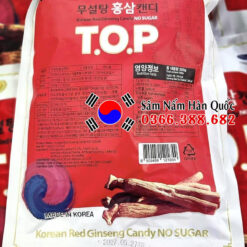 Kẹo hồng sâm Không đường Daesan TOP 500g