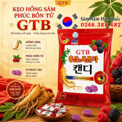 Kẹo hồng sâm Phúc bồn tử GTB 200g