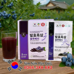 Nước hắc sâm Việt quất Ginseng King 20 gói 70ml