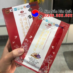 Nước hồng sâm Đông trùng Saffron Hankwanjang 20 gói 70ml Nước hồng sâm Đông trùng Saffron Hankwanjang 20 gói 70ml