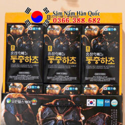 Nước hồng sâm Đông trùng Tỏi đen Premium 30 gói 70ml