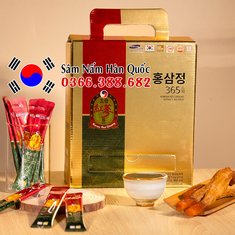 Tinh chất hồng sâm 365 Dream 100 gói 10ml Tinh chất hồng sâm 365 Dream 100 gói 10ml