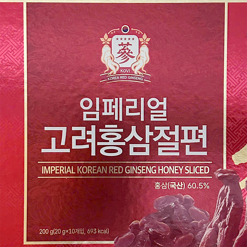 Sâm lát tẩm mật ong Dongjin 200g Sâm lát tẩm mật ong Dongjin 200g